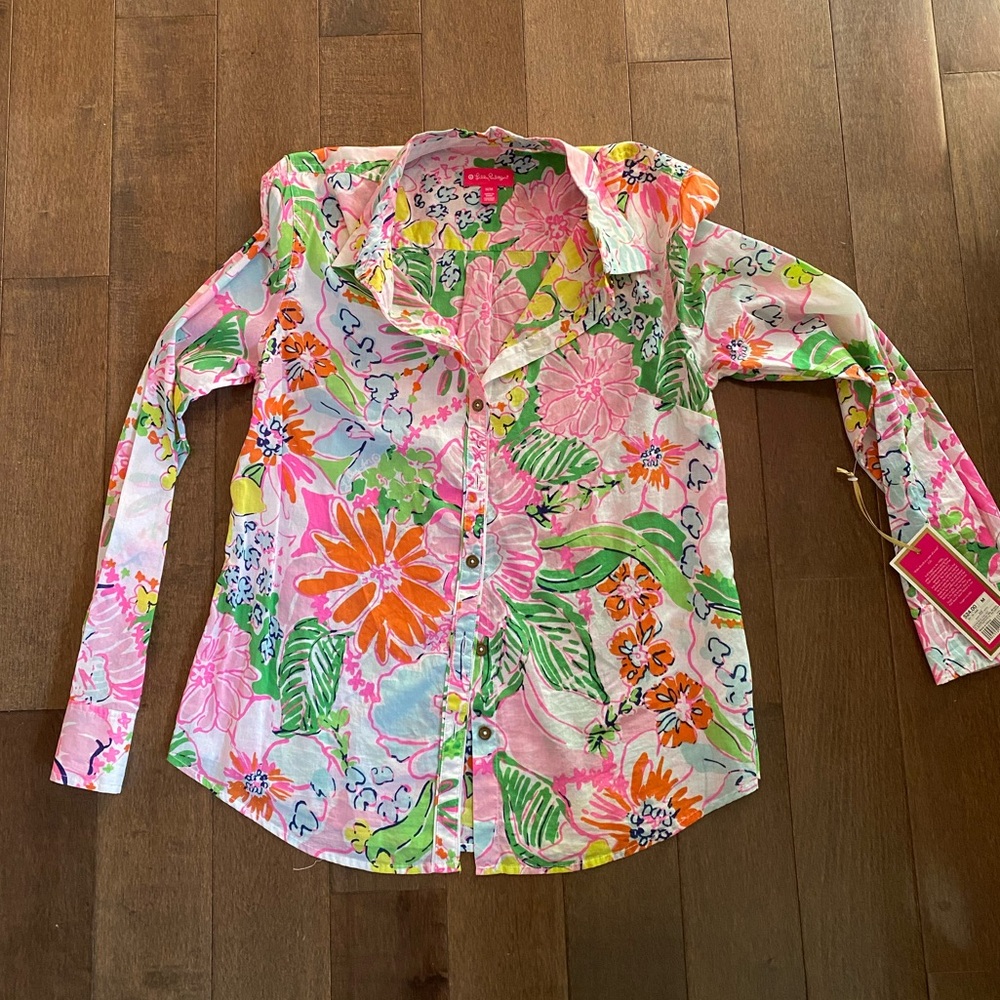 Lily Pulitzer x Target - Floral Button-Up Shirt